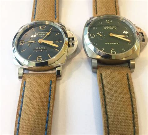 blsuw canvas horloge band panerai|panerai luminor watch bands.